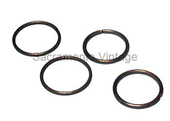 [00150] DUST RING SET- 2 FRONT & 2 REAR FOR BRAKE CAMSHAFTS 1928-36 (4)