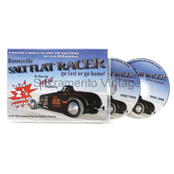 [09962] DVD- BONNEVILLE SALT FLAT RACER- GO FAST OR GO HOME 2-1/2 HOURS