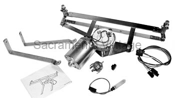 [08191] ELECTRIC WIPER KIT and LINKAGE 1948-52