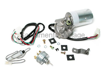 [08193] ELECTRIC WIPER MOTOR KIT 12V 61-66