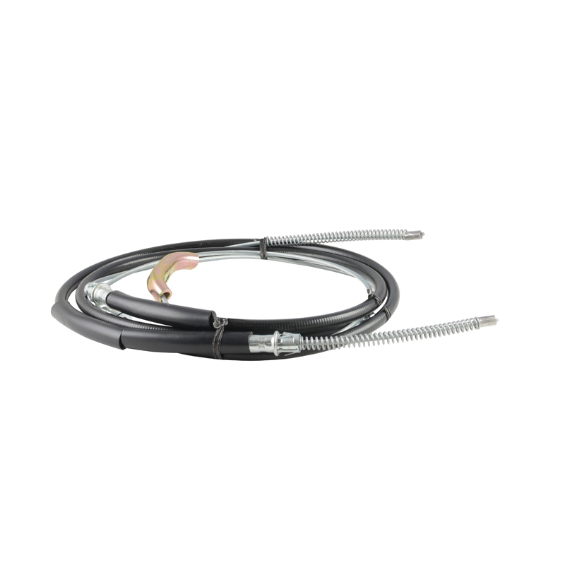 [07079] EMERGENCY BRAKE CABLE- YOKE TO REAR WHEELS 1953-60