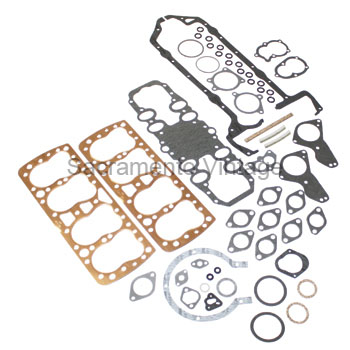 [05347] ENGINE GASKET SET- 1938-42 COPPER 24 STUD 221 ci 3-1/16 TRAP PORTS