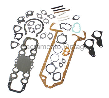 [05349] ENGINE GASKETS- 1935-48 L-E-S-S HEADS NO HEAD GASKETS IN THIS SET