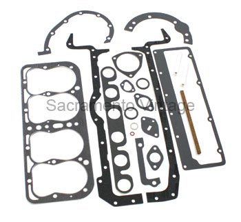 [00200-2] ENGINE OVERHAUL GASKET SET- WITH GRAPHTITE HEAD GASKET 1932-34