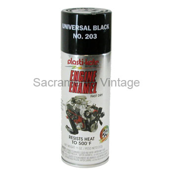 [03320] ENGINE PAINT - BLACK spray can