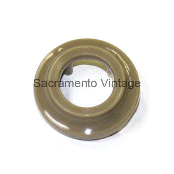 [06310-10-6] VENT WINDOW HANDLE ESCUTCHEON PLATE- GRAY TAN 1946-48
