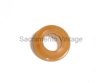 [06310-10-2] VENT WINDOW HANDLE ESCUTCHEON PLATE- BUTTERSCOTCH 1942