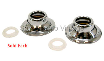 [00988] ESCUTCHEON PLATE - UNIVERSAL ROUND / SPRING LOADED 1928-48 EXCEPT 1940