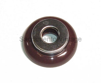 [06384-20] ESCUTCHEON PLATE- chocolate deluxe 1946