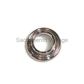[06384-38] ESCUTCHEON PLATE- chrome open 1935-36