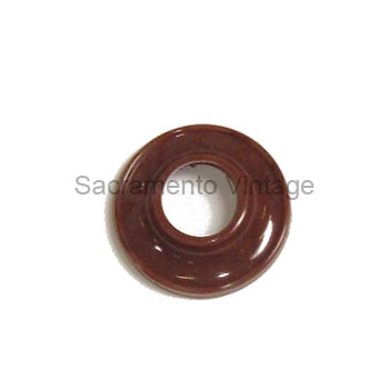 [06384-9] ESCUTCHEON PLATE- red/brown deluxe 1936