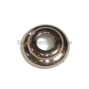 [06384-29] ESCUTCHEON PLATE- stainless 1938-40 std