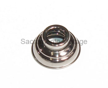 [06384-28] ESCUTCHEON PLATE- stainless 1938-47 pu