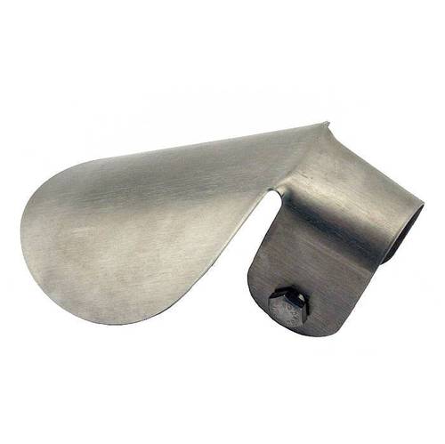 [03576-3] EXHAUST DEFLECTOR AT MUFFLER 1909-16 STAINLESS -ACCESSORY-