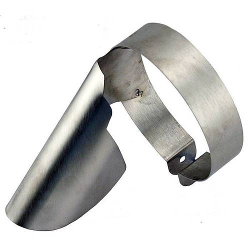 [03576-4] EXHAUST DEFLECTOR AT MUFFLER- STAINLESS ACCESSORY  1917-27 