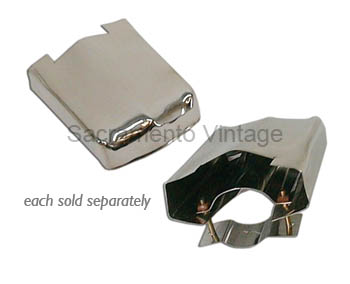 [05684-4] EXHAUST DEFLECTOR- fin style stainless steel ALMOST GONE