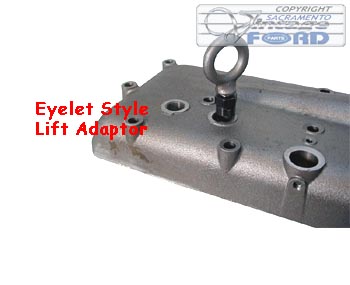 [00185-2] EYE BOLT- FORGED ENGINE LIFT TOOL 1928-34 ATTACHES AT SPARK PLUG OPENING