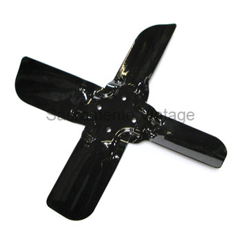 [03690] FAN ASSEMBLY- 4 BLADE  / POWDER COATED BLACK 1920-27