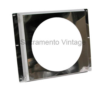 [07644-3] FAN SHROUD- stainless/tapered 1953-56