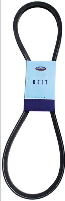 [05773-M] BELT- WIDE 3/4" / FAN TO CRANK- WITH MOLDED FORD LOGO  / 1942-1953 PU / 1942-49 PASS 
