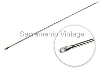 [08127-1] FENDER ALIGNMENT RODS PAIR (2) 1953-56 POLISHED STAINLESS 40 LONG