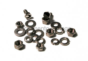 [08128-3] FENDER ROD HARDWARE POLISHED HEX 1953-56