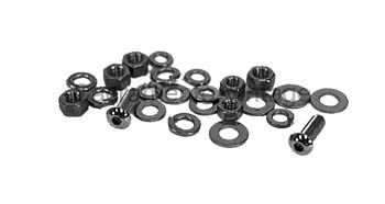 [08128-2] FENDER ROD HARDWARE- stainless 1953-56