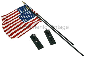 [09391] FLAG SET- bumper mount style 1928-31