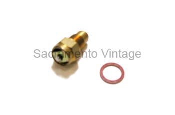 [00513-3] FLOAT VALVE- STEEL NEEDLE STYLE B-C 1932-34  - STAKE TO INSTALL