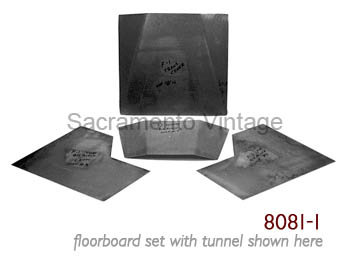 [08079-1] FLOORBOARD SET W/TUNNEL 1948-52