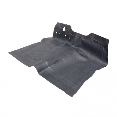 [06420] FLOORMAT - PASS. BLACK 1940 FRONT