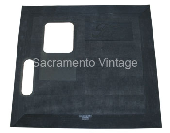 [04225] FLOORMAT- FRONT / ROADSTER AND TOURING / BLACK 1909-14