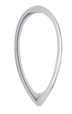 [13256-1] FLUSH MOUNT CHROME BEZEL 1938-39