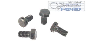[00319-2] FLYWHEEL TO CRANK BOLTS - drilled 1928-48 SET OF 4 7/16-20