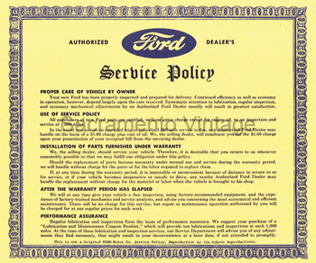 [09408] FOLDER - SERVICE POLICY 1939-40