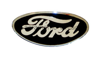 [05810-B] FORD OVAL EMBLEM BLACK 1932 PASS 1932-35 PICKUP