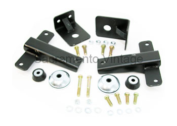 [12093-6] FORD SB MOTOR MOUNT KIT 1953-64