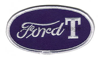 [PATCH-FORD T] FORD T EMBROIDERED PATCH 3-3/4 X 2