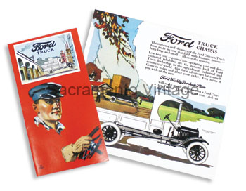 [09051] FORD TRUCK SALES BROCHURE 1923 FOLDOUT