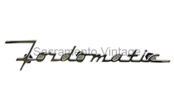 [08149] FORDOMATIC EMBLEM 1953-56 F100 and 1953-55 PASSENGER CAR