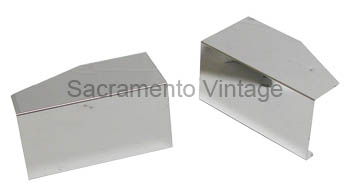 [08265-1] FRAME HORN COVERS- smooth s/s 1953-56
