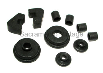 [08408] FRAME PAD and BUSHING KIT PU 1953-56
