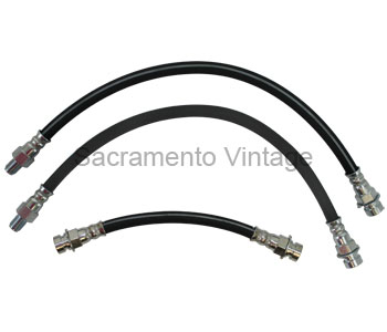 [05255-3] FRONT & REAR BRAKE HOSE SET 1939-1948