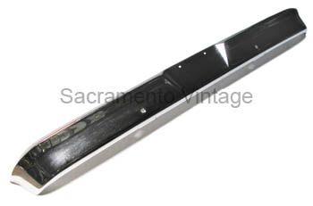 [08270-6-1] FRONT BUMPER 1964-78 WITH HOLES FOR LICENSE PLATE CHROME