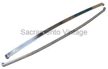 [01135-1] FRONT BUMPER BARS- CHROME  60"  1930-31