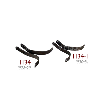 [01134-1] FRONT BUMPER BRACES- ends are rounded 1930-31