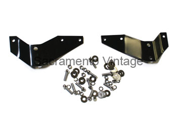 [08270-5] FRONT BUMPER BRACKETS 1953-56 BLACK