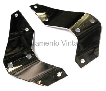 [08270-4] FRONT BUMPER BRACKETS 1953-56 CHROME