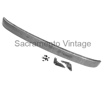 [08268] FRONT BUMPER- plain steel F-1 1948-52 64-1/4 LONG