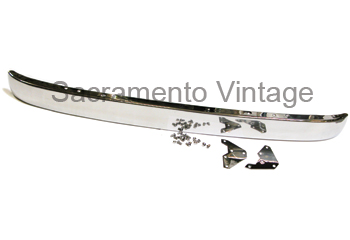[08268-2] FRONT BUMPER polished stainless F-1 1948-52